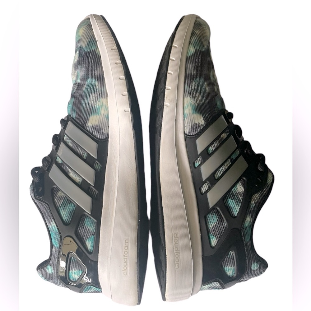 Adidas Energy‎ Cloud Foam Women’s Sneakers Green/Blue Toe Dye Size 9